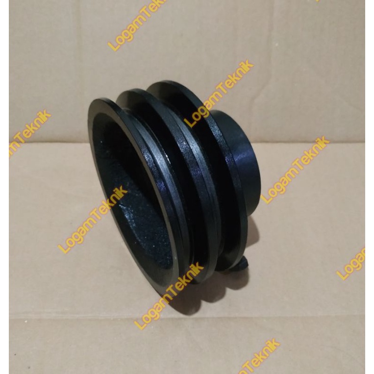 Jual Puli pulley pully B2 - 4 inch as 18 19 20 22 24 25 28 30 35 38 40 ...