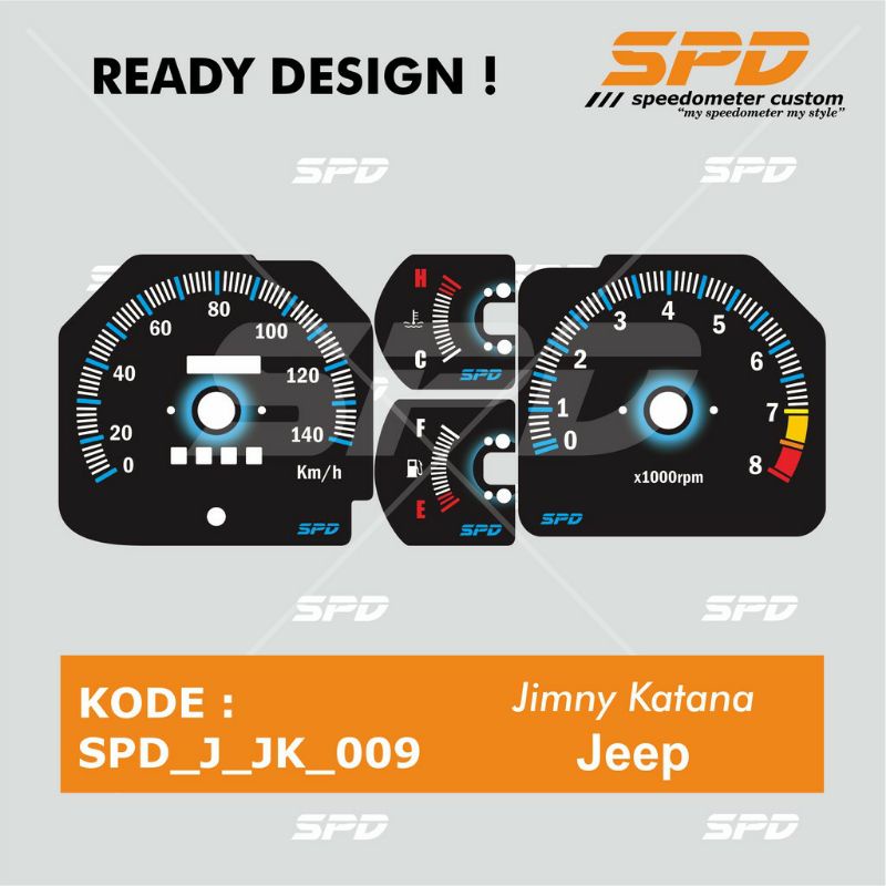 Jual PANEL SPEEDOMETER CUSTOM SUZUKI JIMNY KATANA SPD SPEEDOMETER