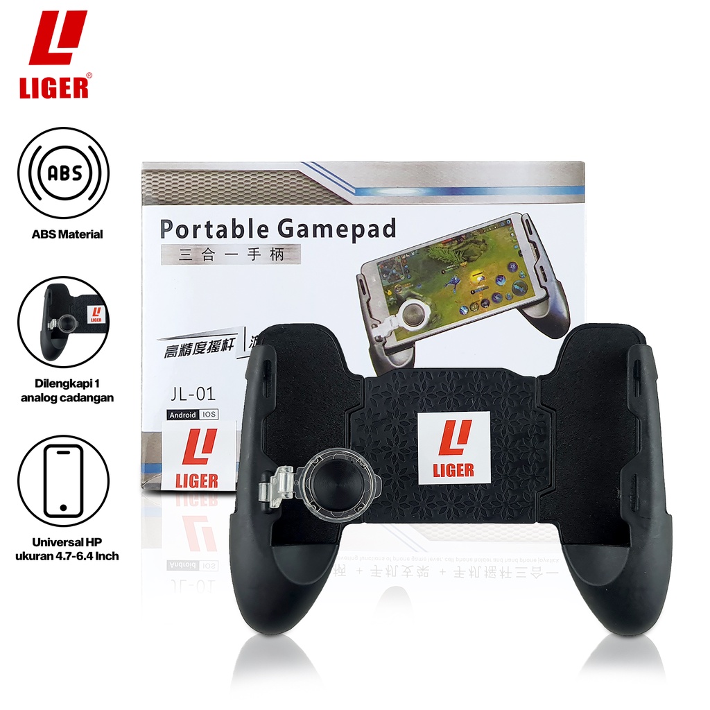 Jual LIGER Gamepad Joystick 3 In 1 Mobile Game Controller Stick Game ...