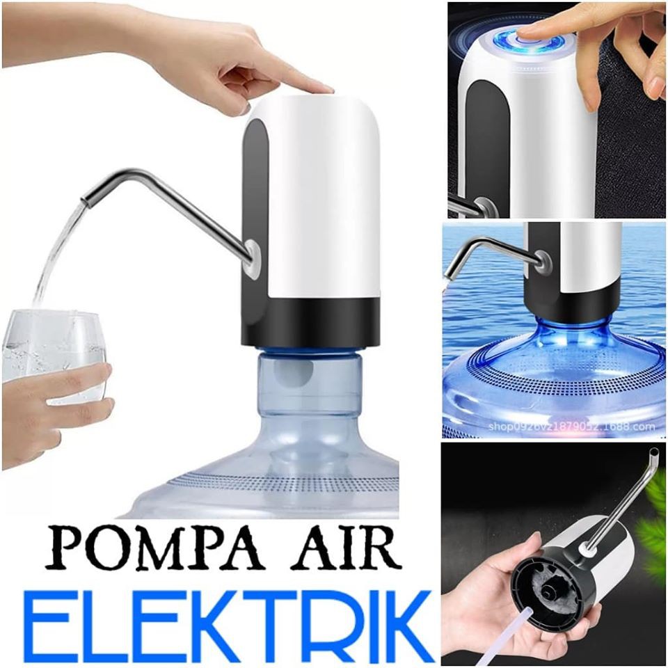 Jual Original Pompa Galon Elektrik Recharge Dispenser Air Galon Charge Dispenser Usb Shopee 4289