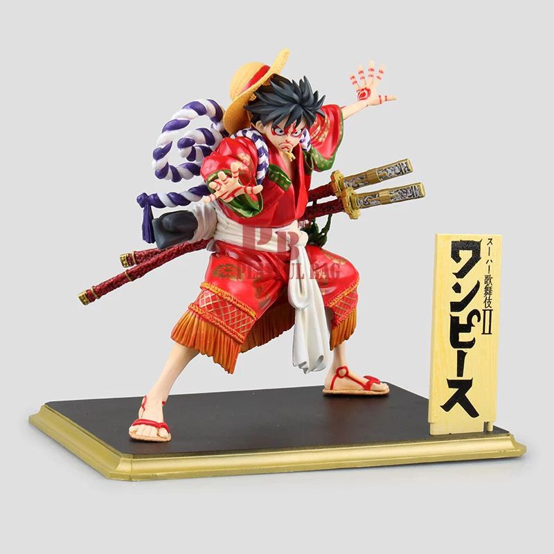 Jual Action Figure One Piece Monkey D Luffy Kabuki | Shopee Indonesia