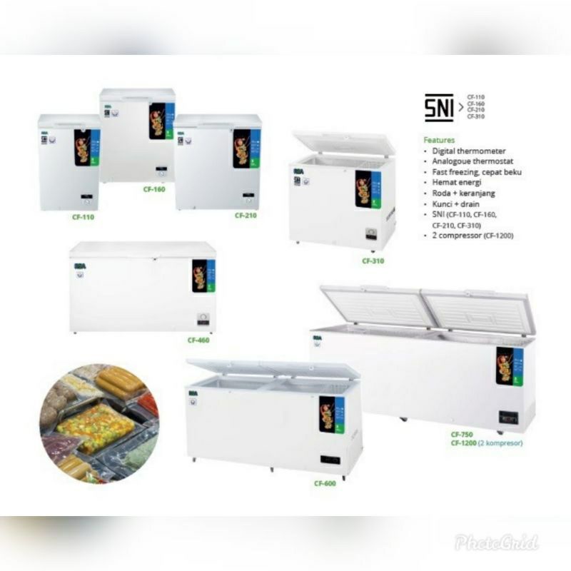 Jual CHEST FREEZER BOX RSA CF 1200 LOW WATT DIGITAL THERMO [1050 L ...