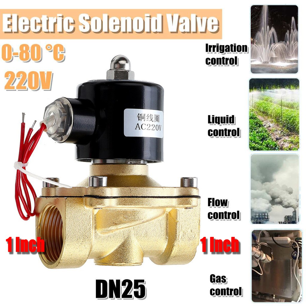 Jual Selenoid Valve Inch Water Valve Kuningan Water Valve Solenoid Ac