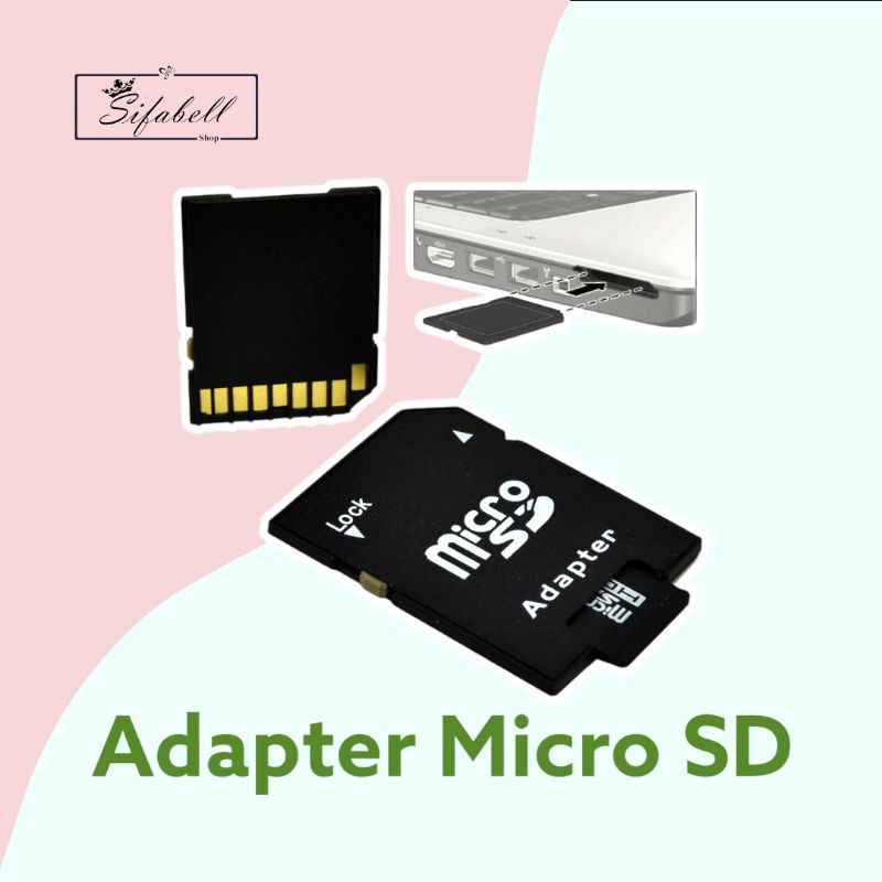 Adapter Memory Card Micro SD Card Reader Laptop Rumah Memori Microsd