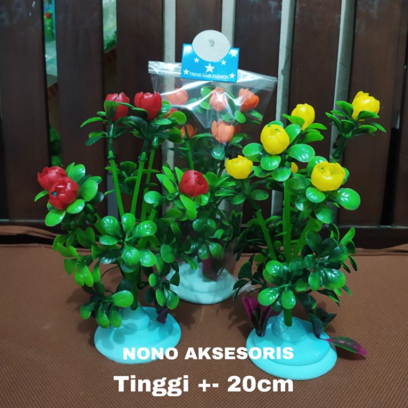 Jual Tanaman Plastik Hiasan Aquarium Akuarium Aquascape Rimbun Mawar 20cm Shopee Indonesia