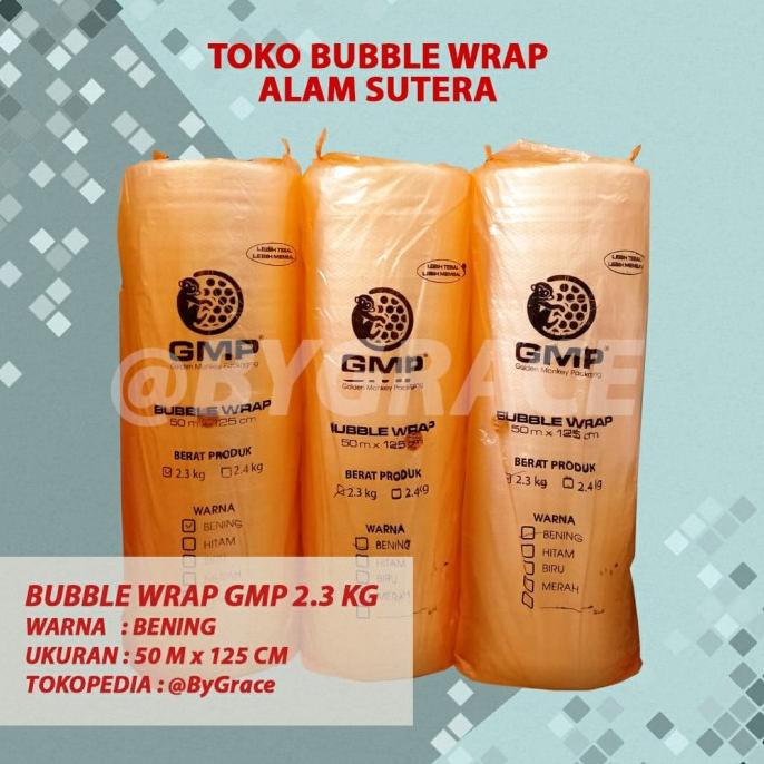 Jual Bubble Wrap Gmp Bening Cm X M Shopee Indonesia