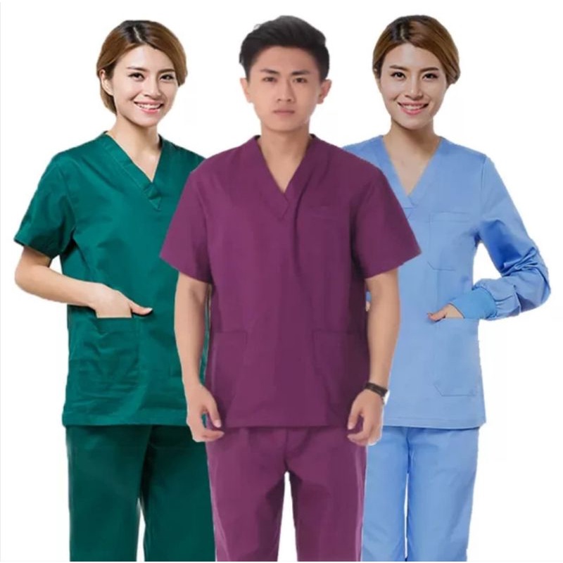 Jual Baju Oka Warna Burgundy / Baju Seragam Perawat / Baju Dokter Jaga ...