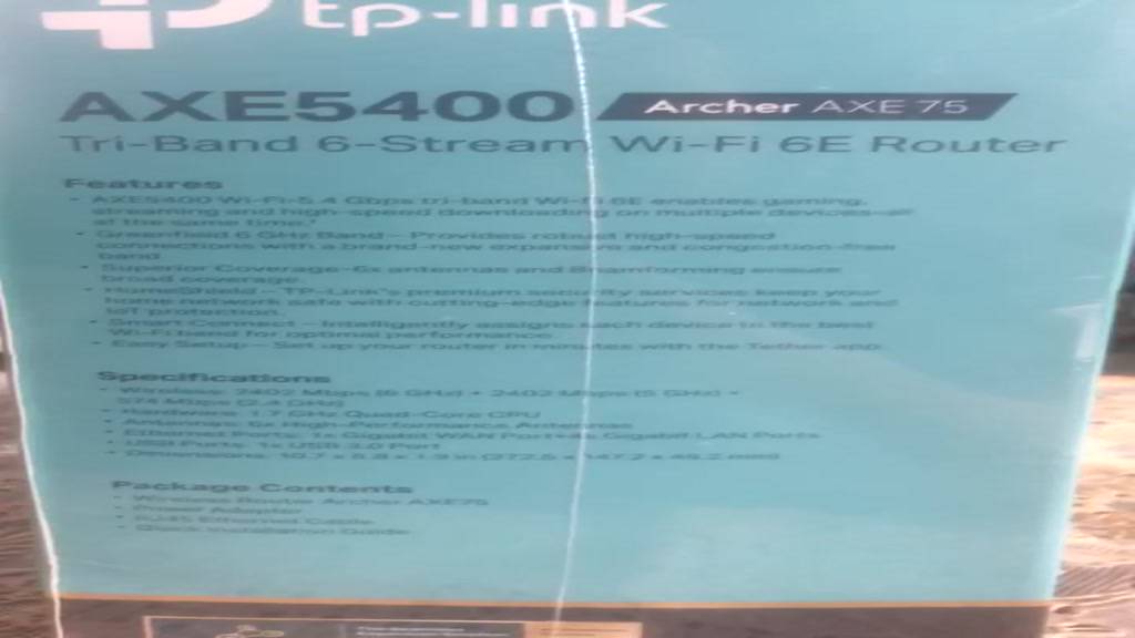 Jual Router Tp-link Archer AXE 75 Asli Original Produk terbaru dari Tp ...