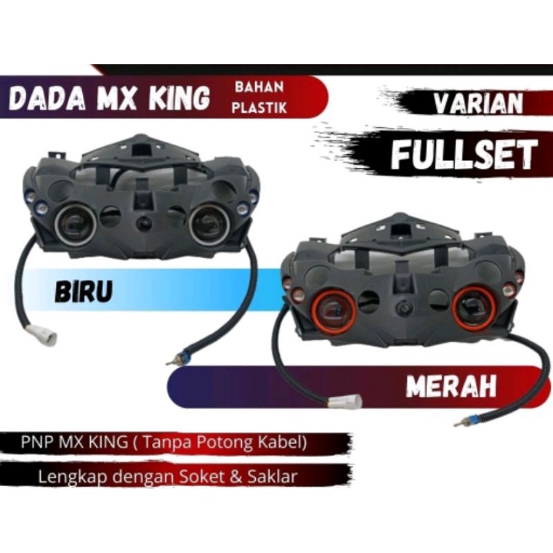 Jual dada lampu led mx king mx 150 mx king new full plastik Shopee