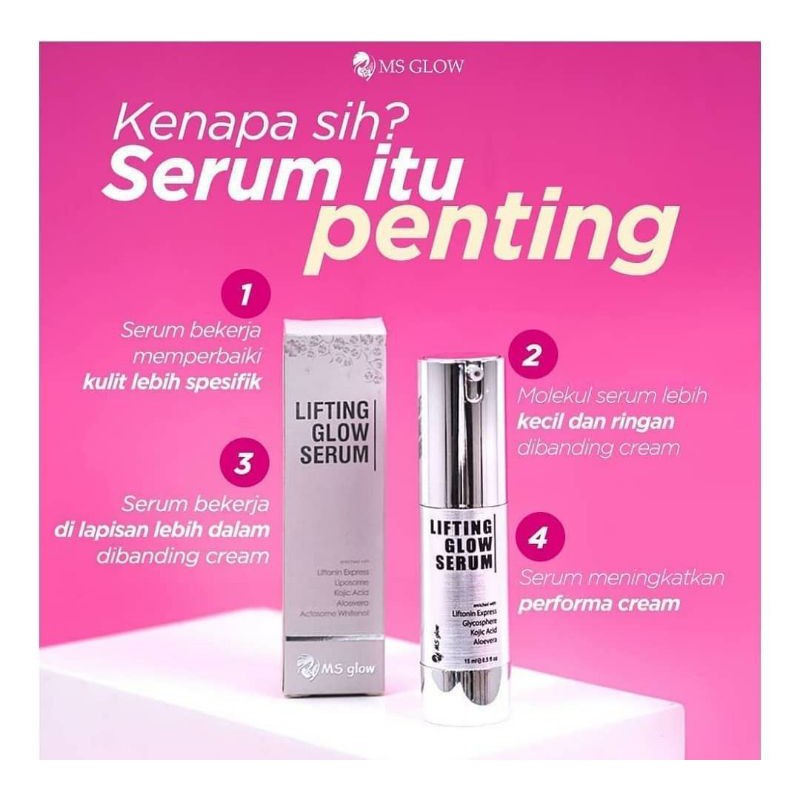 Jual Ms Glow Serum Lifting | Shopee Indonesia