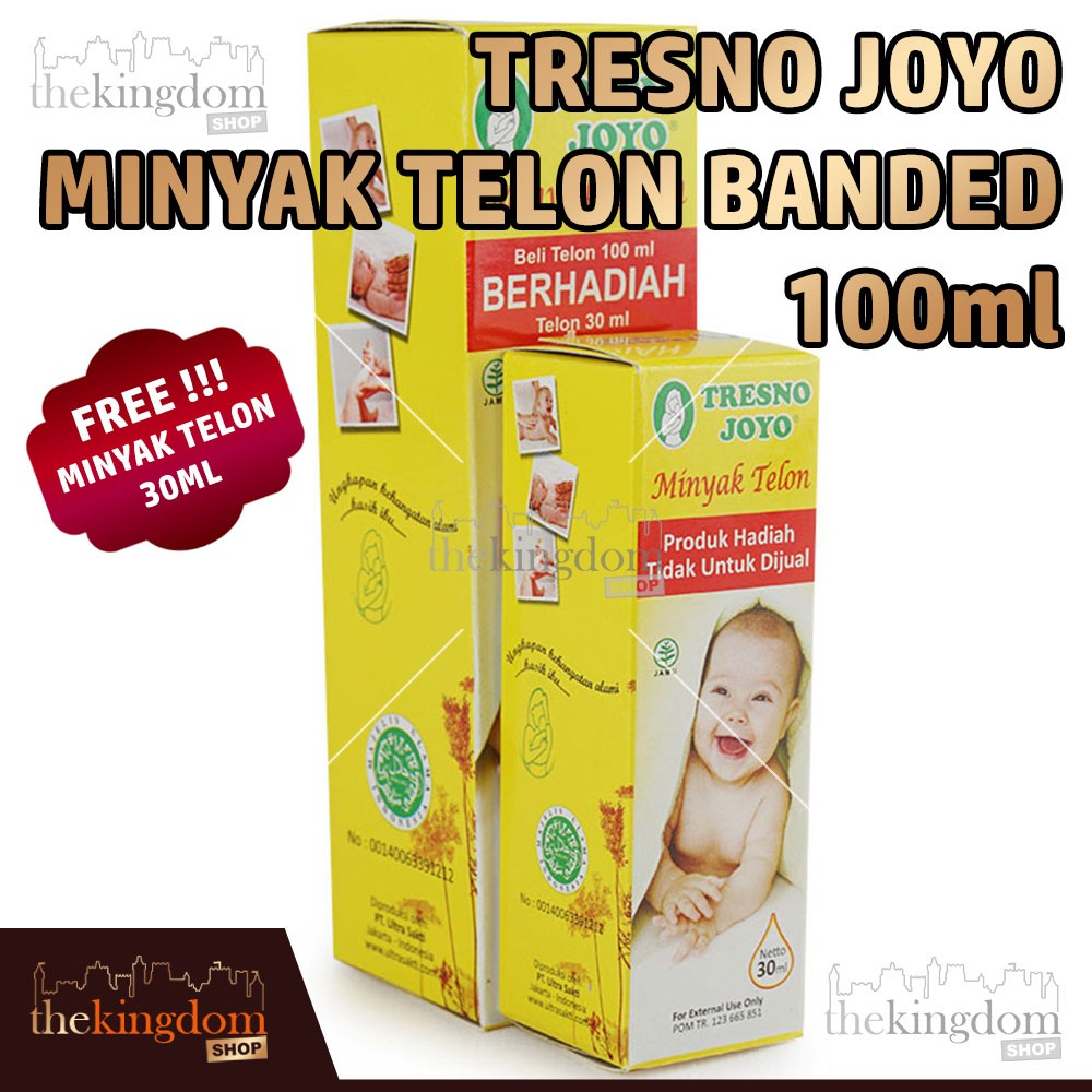 Jual Tresno Joyo Tresnojoyo Minyak Telon 100ml Free Minyak Telon 30ml ...