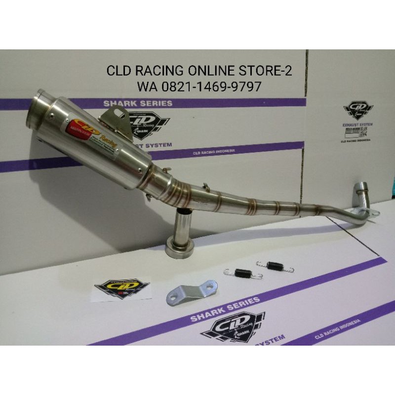 Jual KNALPOT CLD RACING TYPE MONSTER RACE JUPITER Z,JUPITER Z1 F-STEP ...