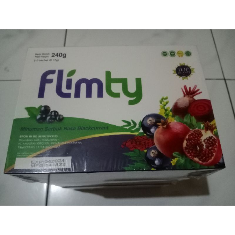 Jual FLIMTY FIBER ORIGINAL 1 BOX ( ISI 16 SACHET ) | Shopee Indonesia