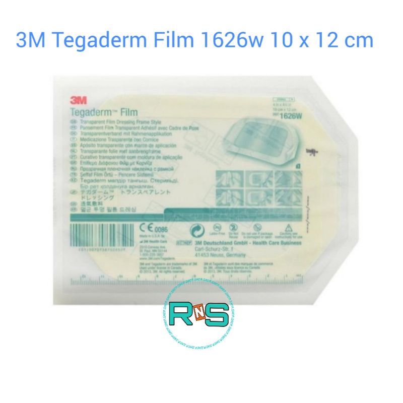Jual 3M Tegaderm Film 1626 W 10 cm x 12 cm Plaster Tegaderm 1626W