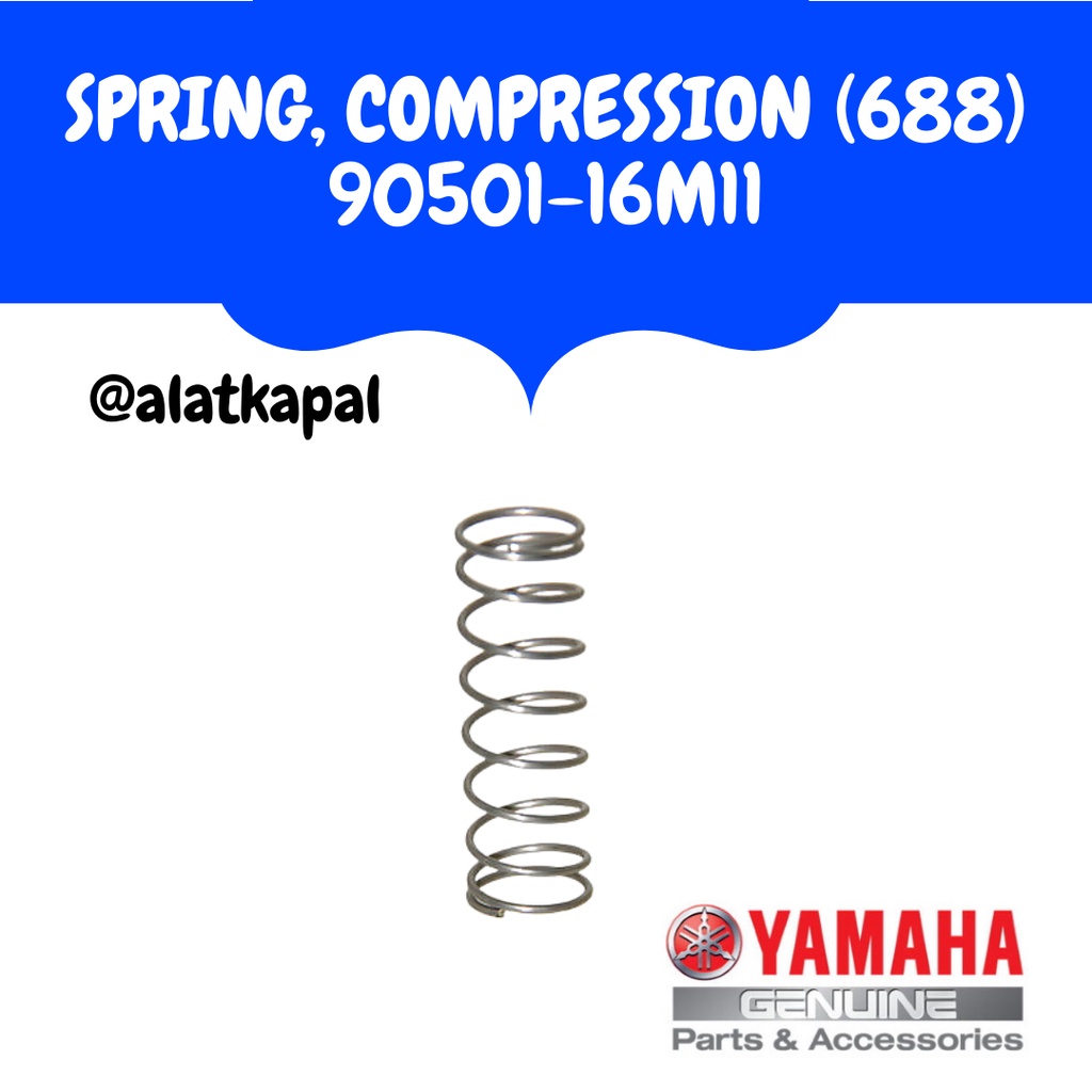 Jual SPRING, COMPRESSION (688) 90501-16M11 UNTUK MESIN TEMPEL YAMAHA ...