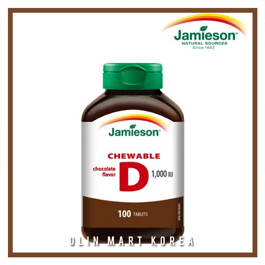 Jual JAMIESON Chewable Vitamin D 1000IU Shopee Indonesia