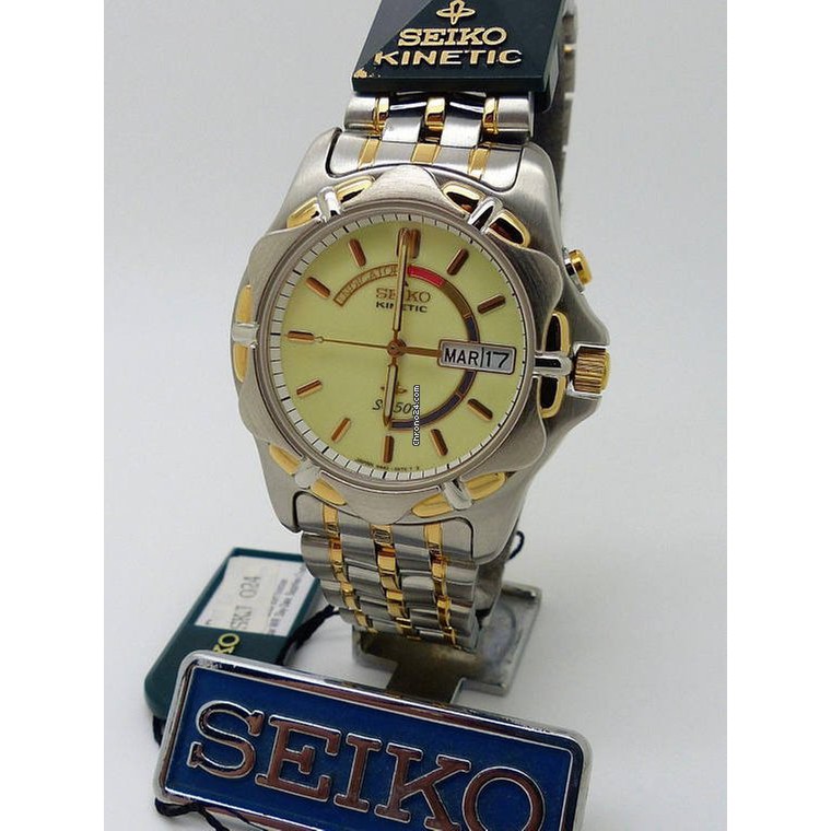 Jam Tangan Seiko Kinetic Pria SKJ024 SKJ024P1 Original Bergaransi Resmi 1 Tahun