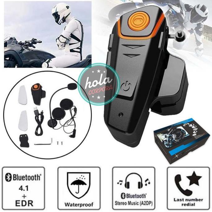 Jual INTERCOM BT S2 BLUETOOTH HELM MOTOR INTERPHONE BTS2 1000M MAX