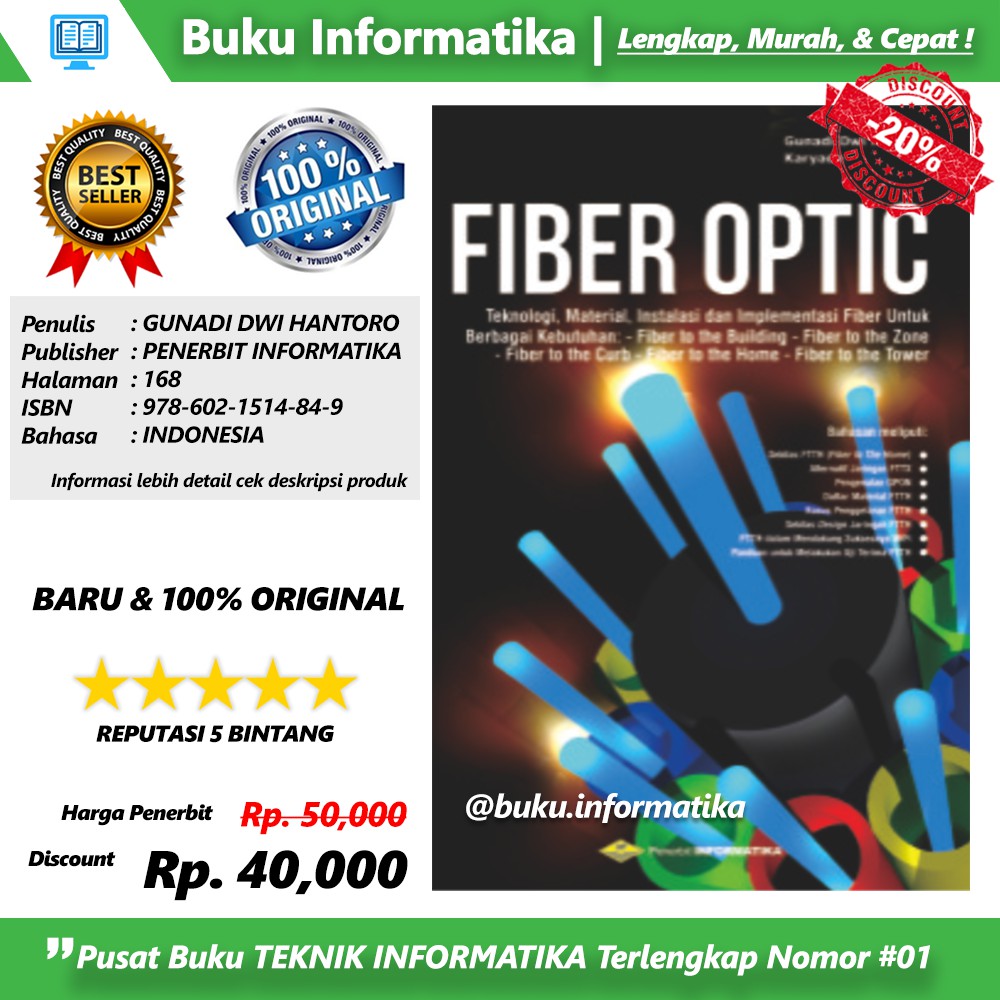 Jual Buku Fiber Optic | Shopee Indonesia