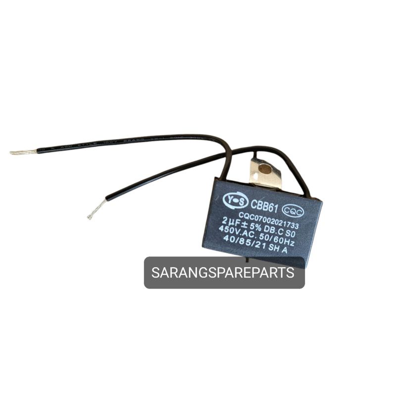 Jual KAPASITOR KIPAS ANGIN 2 MIKRO / CAPASITOR 2 UF Shopee Indonesia