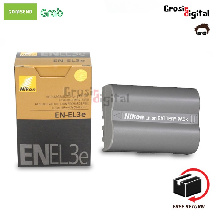 Li-ionリチャージャブルバッテリー EN-EL3e Nikon ニコン EN-EL3e Li