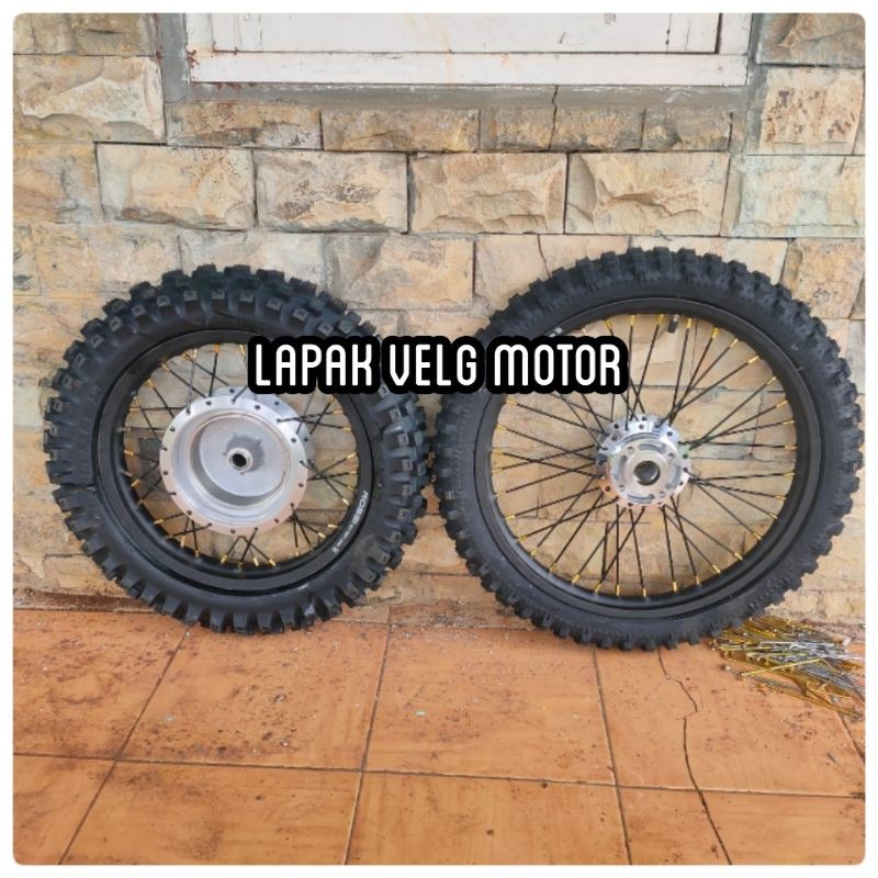 Jual velg x ride/beat street model cross ring 14/17 plus ban | Shopee ...