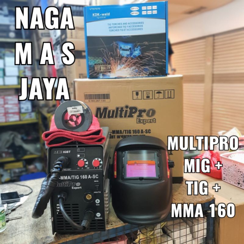 Jual MESIN LAS MULTIPRO MIG / MMA / TIG 160 A-SC / TRAVO LAS CO2 ...