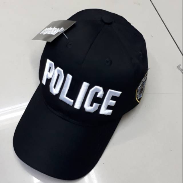 Jual Topi police bordir | Shopee Indonesia