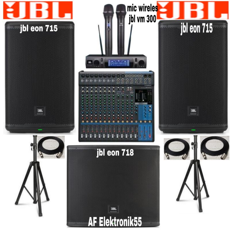 Jual Paket Sound System Full JBL Subwofer JBL Mixer Yamaha Original