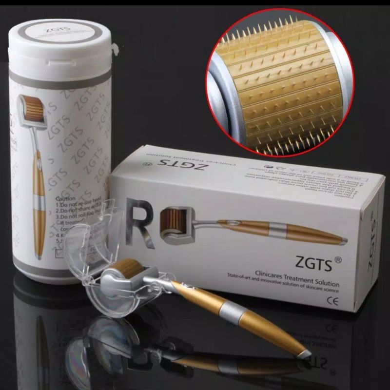 Jual ZGTS DERMA ROLLER GOLD ORIGINAL UNTUK SALON DAN KLINIK KECANTIKAN