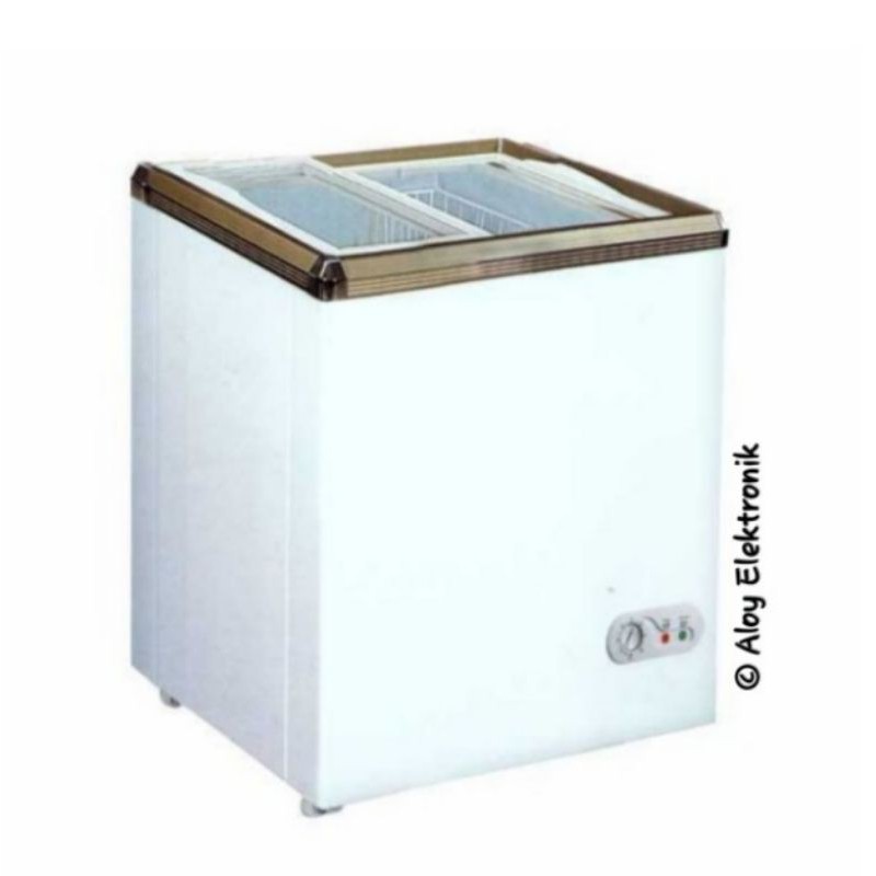 Jual RSA CHEST FREEZER SLIDING FLAT DOOR XS 110 - 100 LITER | Shopee ...