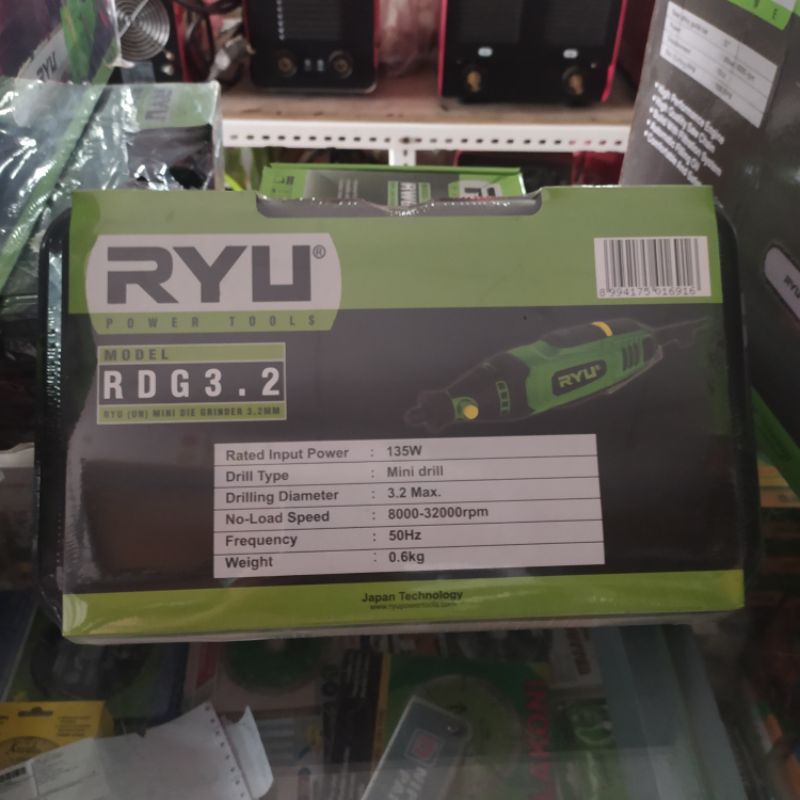 Jual RYU Mini Die Grinder 3.2mm RDG3.2 | Shopee Indonesia