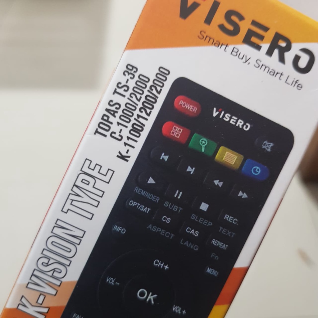 Jual Remote Visero KVision C1000/C2000 K1100/K1200/K2000 Bisa Untuk
