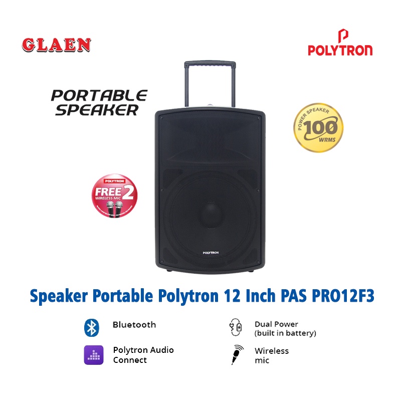 Jual Speaker Portable Polytron 12 inch PAS PRO12F3 Speaker Bluetooth