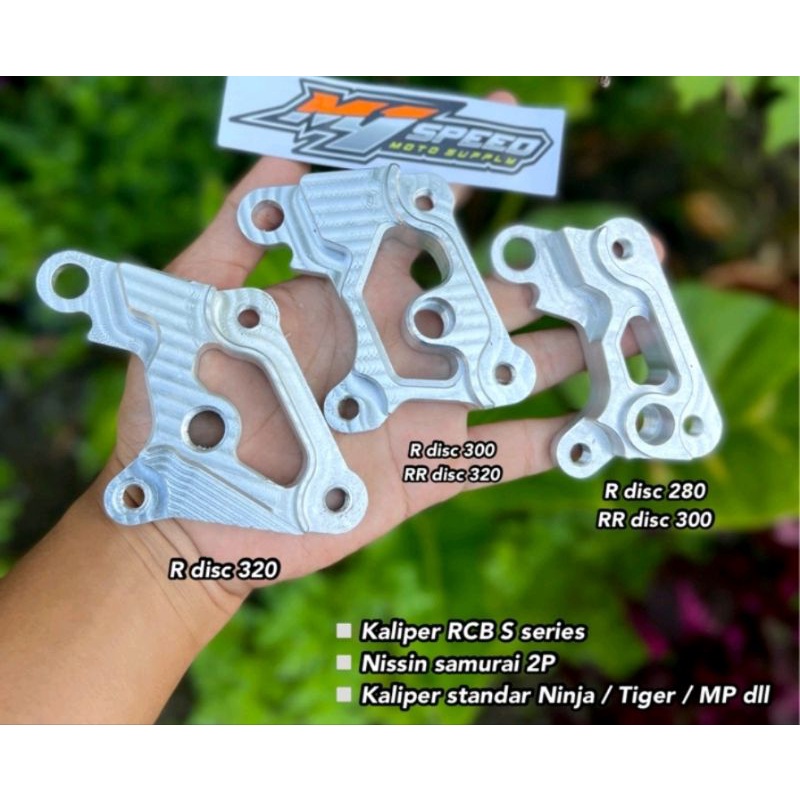 Jual breket kaliper cnc rcb s series / nisin samurai pnp shock ninja R ...