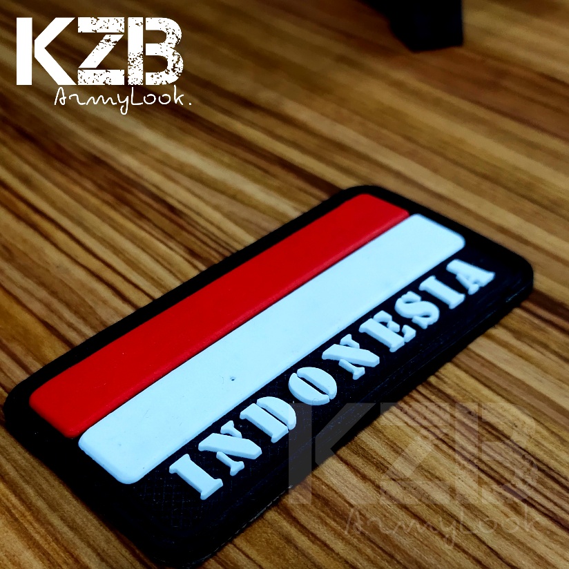 Jual Patch Rubber Velcro-Emblem Karet INDONESIA Style 11 | Shopee Indonesia