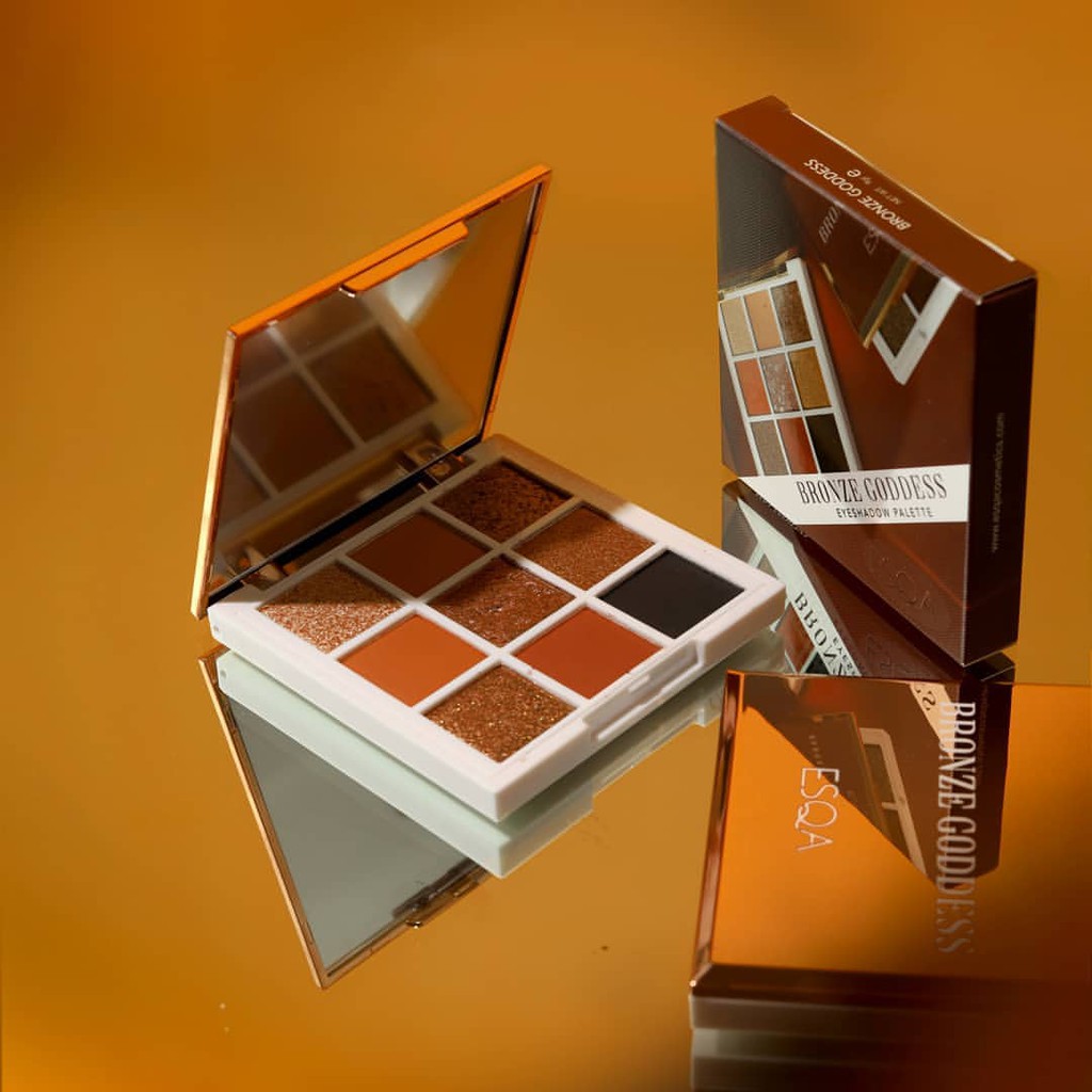 Jual ESQA Goddess Eyeshadow Palette Bronze Goddess Peach Goddess