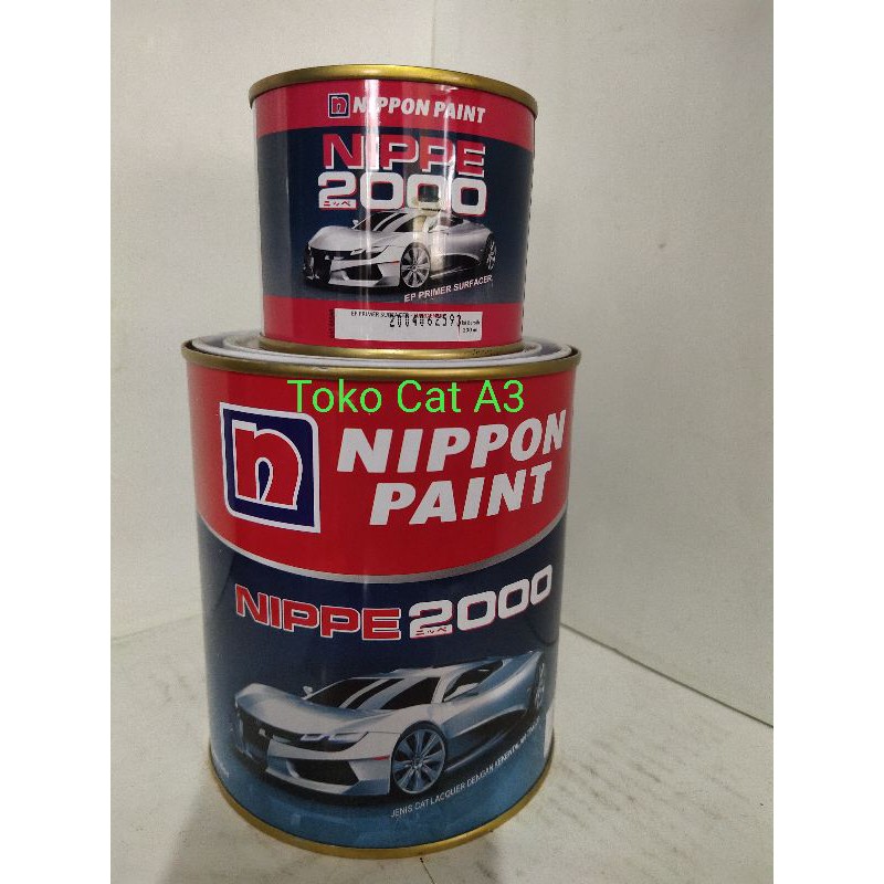 Jual Cat Duco Nippe 2000 Epoxy Primer Warna Putih/Abu-abu 1liter ...