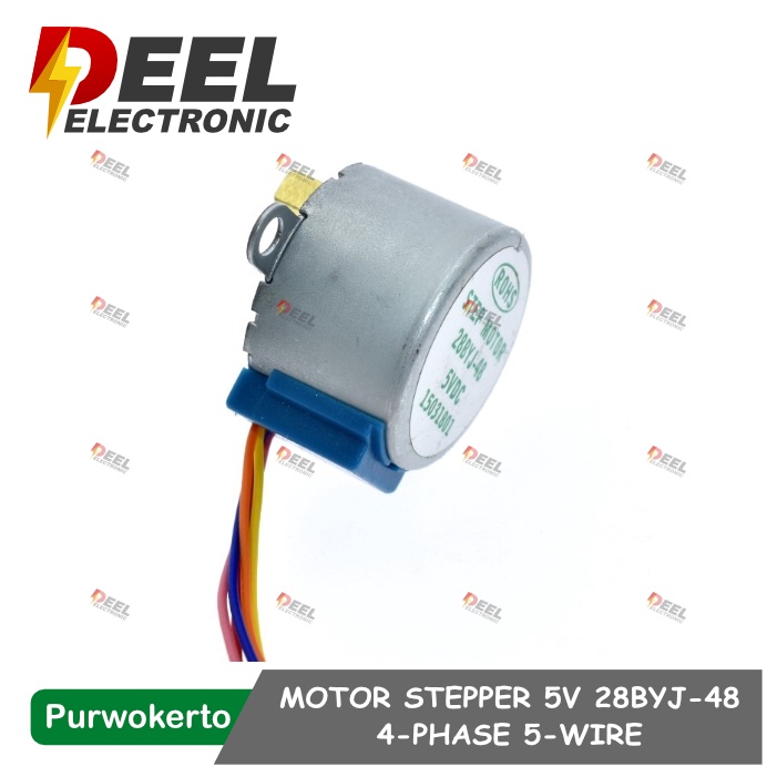 Jual MOTOR STEPPER 5V 28BYJ-48 4-PHASE 5-WIRE STEPPER MOTOR GEAR MOTOR ...