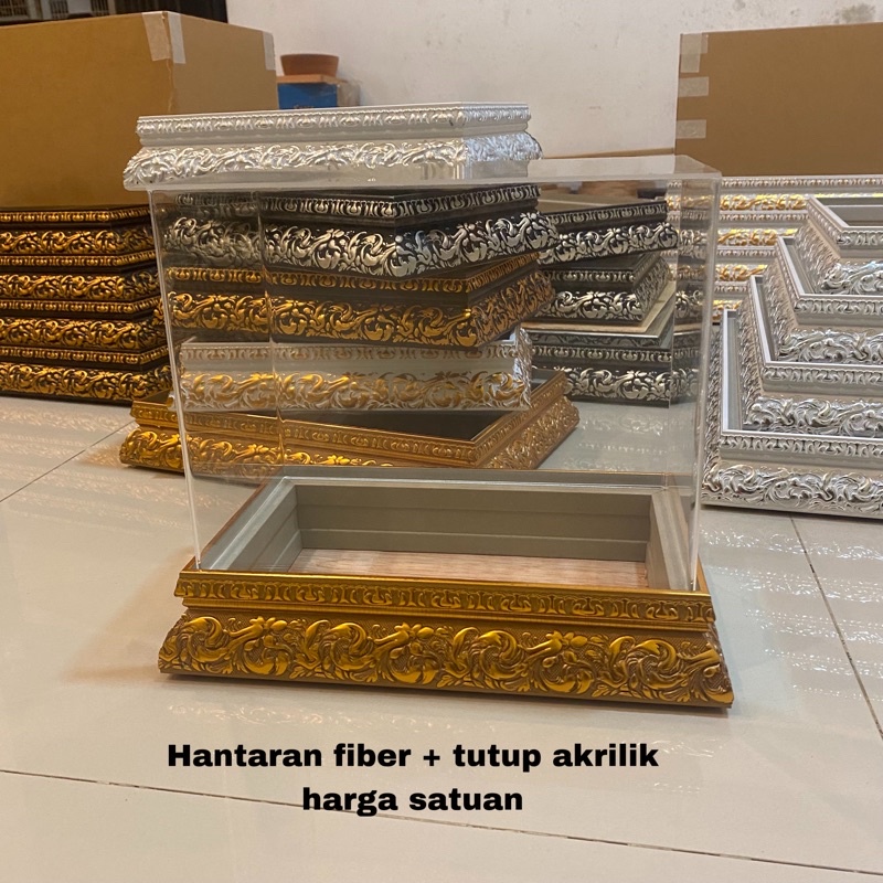 Jual Kotak Hantaran Pernikahan 6 Cm Hantaran Fiber 6 Cm Plus Tutup