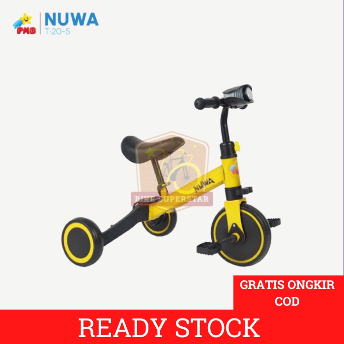 Jual Balance Bike Mainan 3 Roda EXOTIC ET 709 Stir / ET 5511 / PMB Nuwa ...