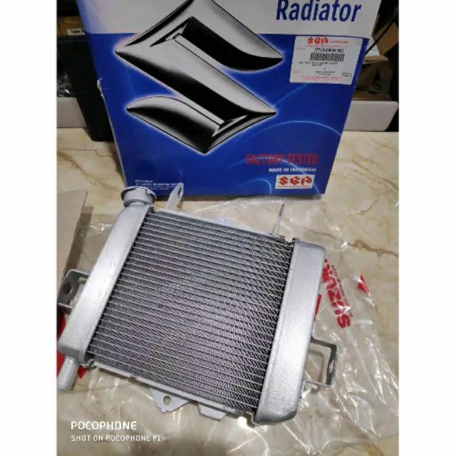 Jual RADIATOR GSX 150 ASLI ORI SUZUKI 17710-23K00 | Shopee Indonesia