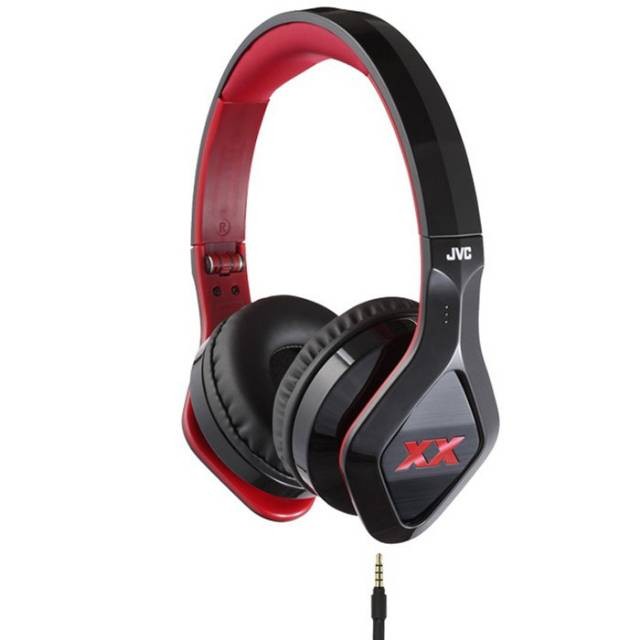 HA-XM20X Audio Headphones JVC HA-XM20X XX Series - Black & Red