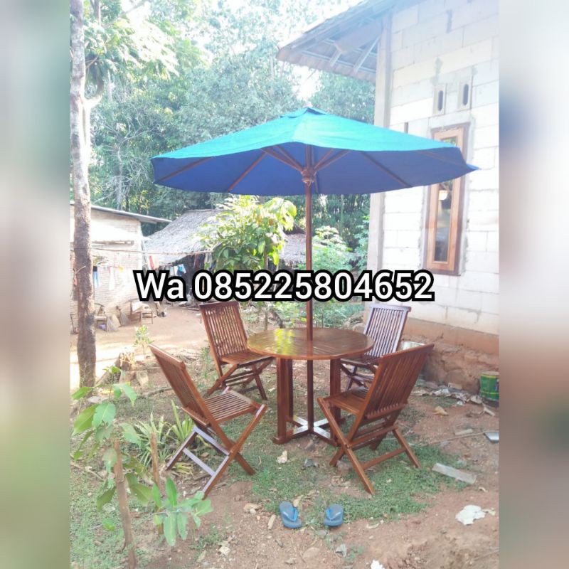 Jual Meja Payung Halaman Rumah Taman Caffe Resto Kolam Renang Outdoor