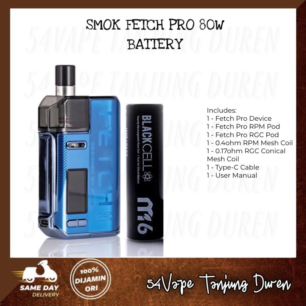 Jual FETCH PRO 80W + BATTERY ORIGINAL TERMURAH | Shopee Indonesia