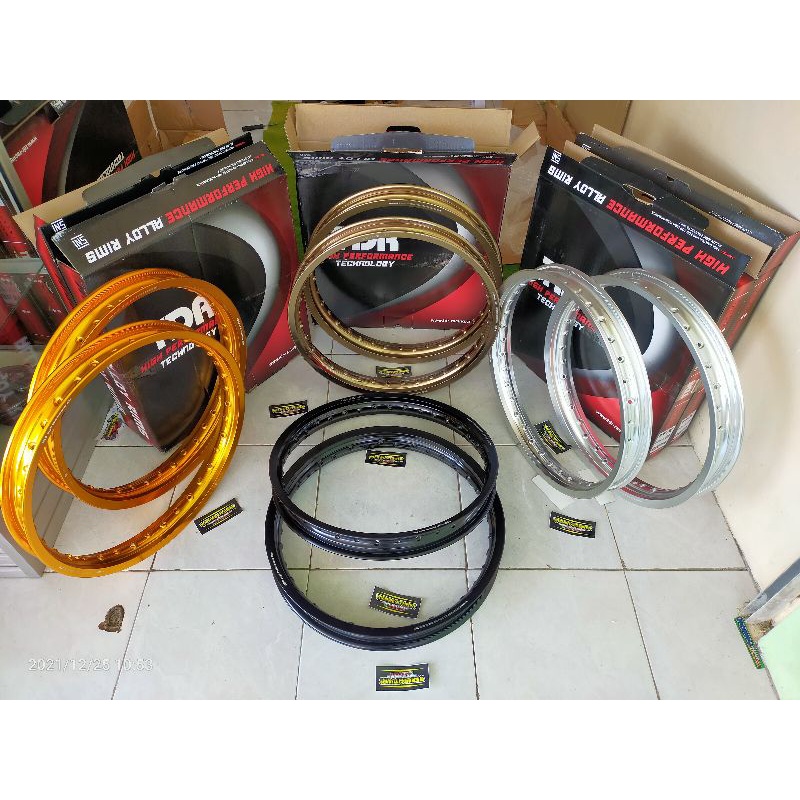 Jual Velg Tdr Sett Sepasang Ring Brown Silver Black Gold