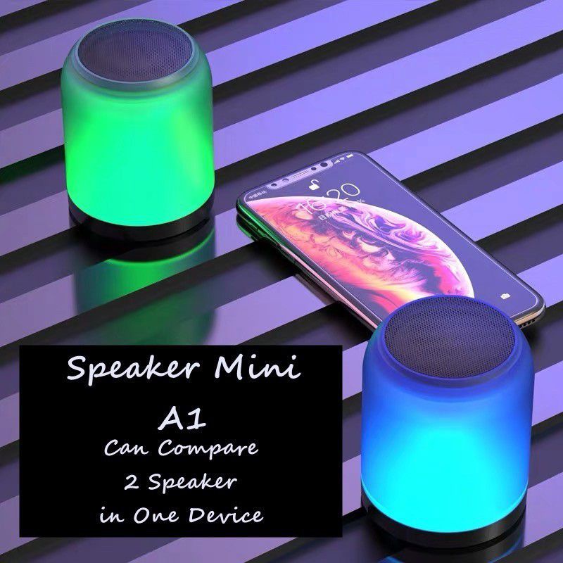 Jual PS - Speaker Bluetooth Mini A1 TWS LED Smart Touch Lamp / Wireless ...