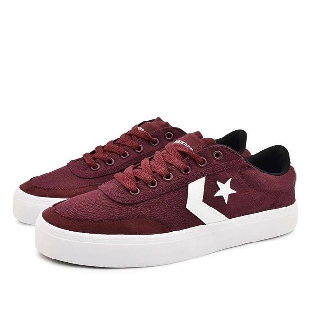 Converse courtlandt ox store dark burgundy