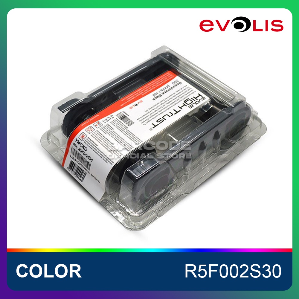 Jual RIBBON EVOLIS ZENIUS - PRIMACY - COLOR YMCKO WARNA 200 SISI ( PN ...