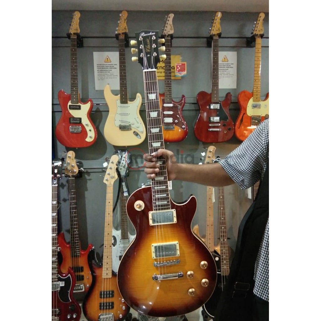 Bacchus CRAFT Series BLS-59FM, Brown Sunburst Finish E.Guitar